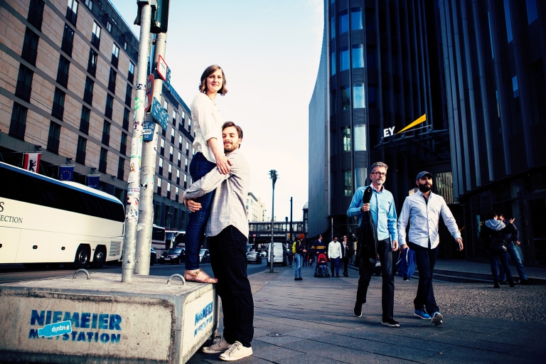 Verlobungsportrait Friedrichstrasse Berlin