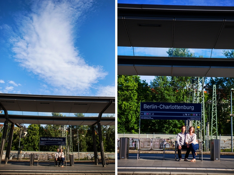 Fotoshooting in der S-bahn Berlin